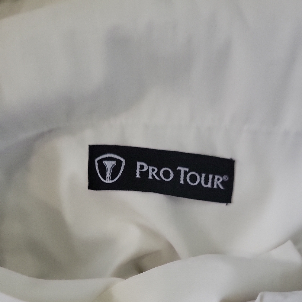 PGA Tour White Dress Pants Flat Front Straight Leg - Picture 3 of 9